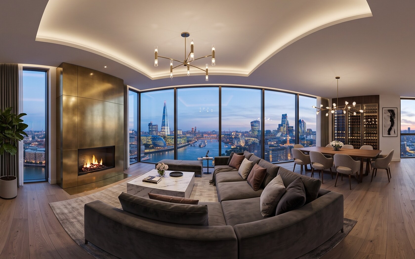 London - Luxury Apartment — 360° panorama preview