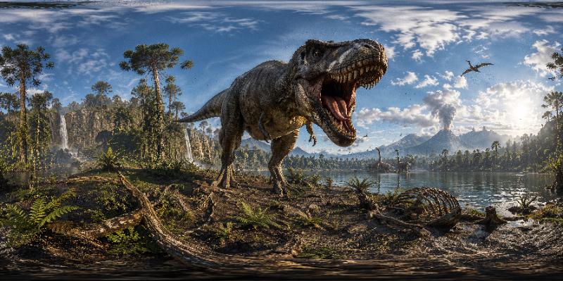 Dinosaurs VR — 360° panorama preview