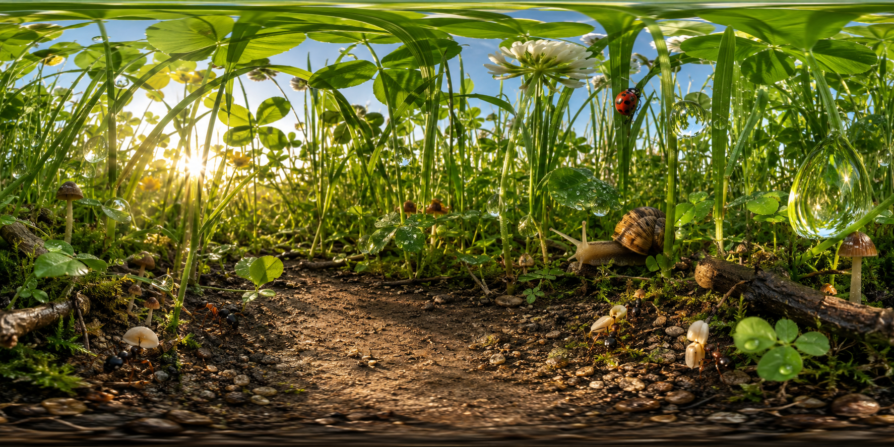 Miniature World — 360° panorama preview