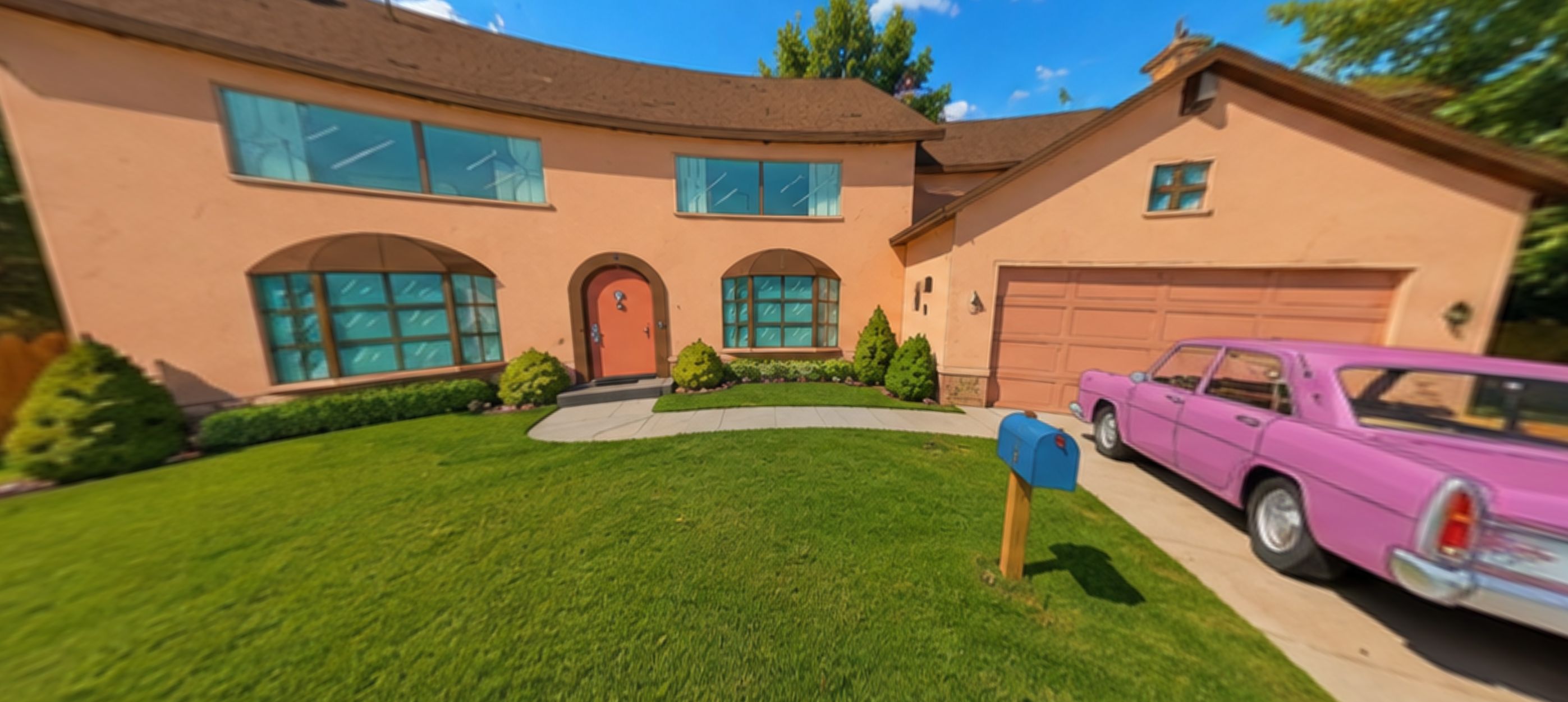 The Simpsons House — 360° panorama preview