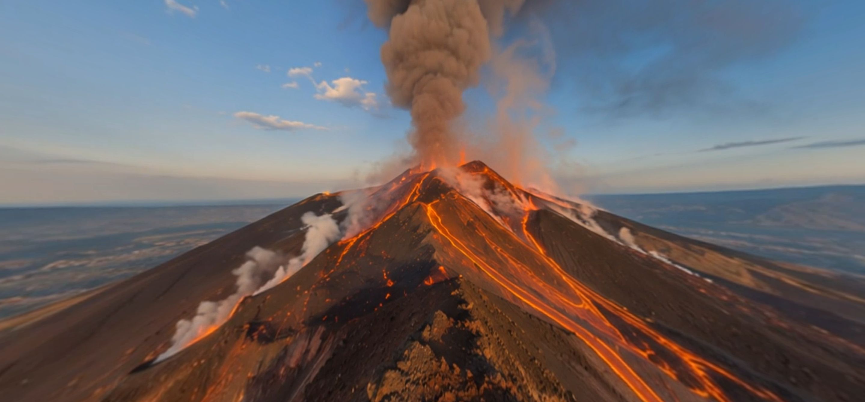 Volcanoes🌋 Earth's Fire 🔥 — 360° panorama preview