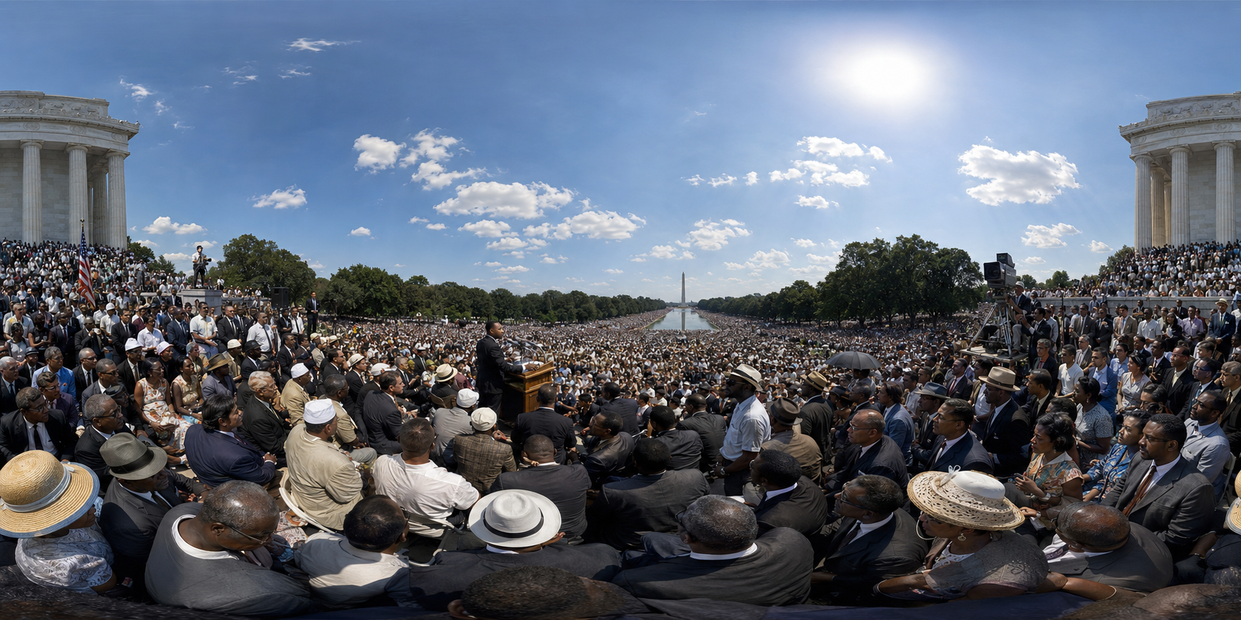 Famous Moments in History — 360° panorama preview