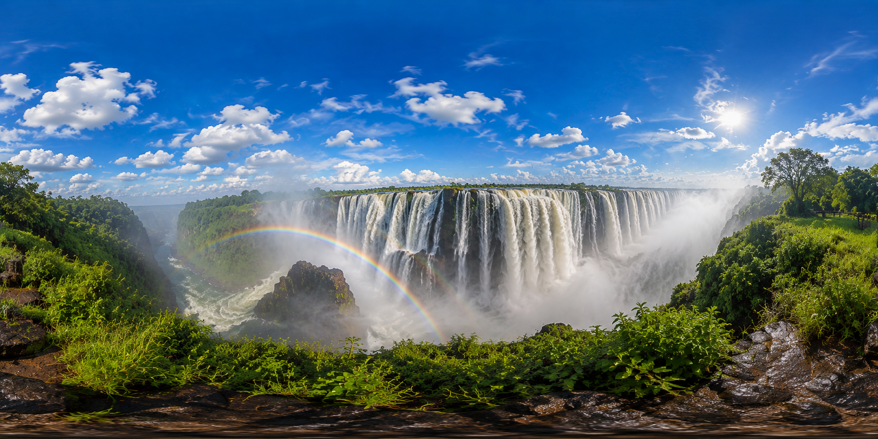 The Most Beautiful Waterfalls — 360° panorama preview